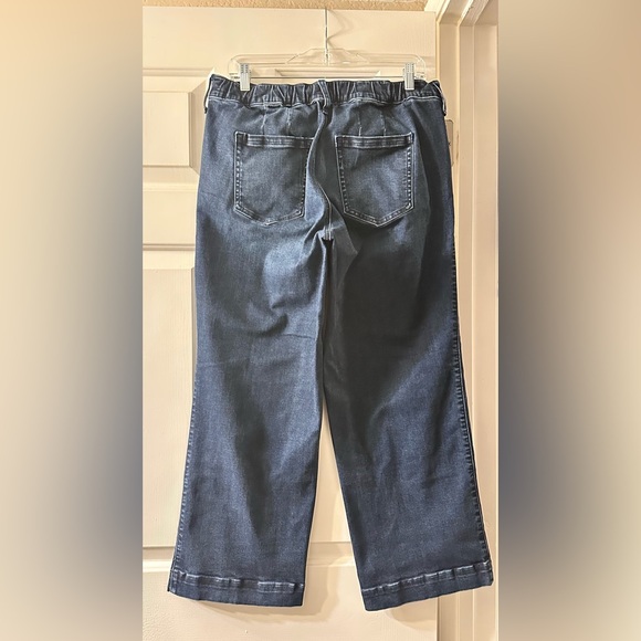 Torrid Dark Blue Flare & Wide Leg Jeans - Picture 8 of 9